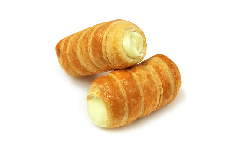 Biscotti Cannoli artigianali crema latte