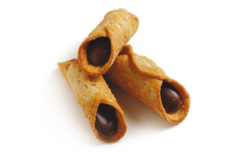 Biscotti Cannoli siciliani Nocciola cacao