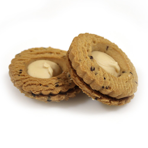 Biscotti Occhi di bue al caffè